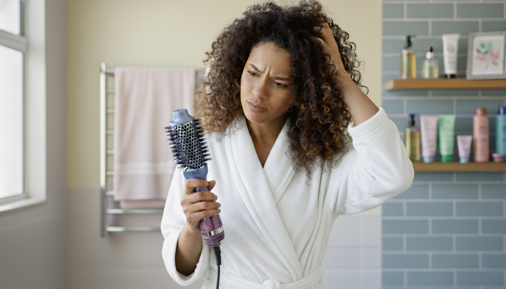 escova secadora serve para cabelo cacheado
