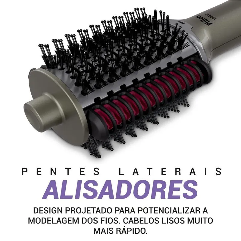 melhor escova secadora para cabelo crespo