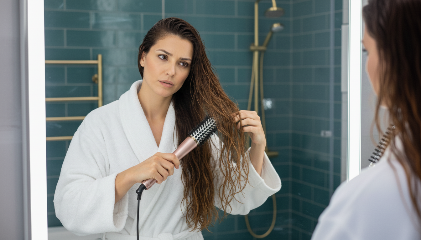 escova secadora estraga cabelo longo