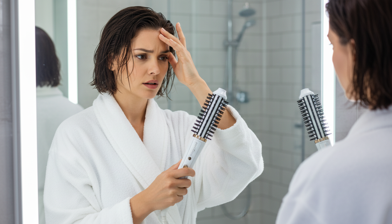 escova secadora funciona em cabelo curto