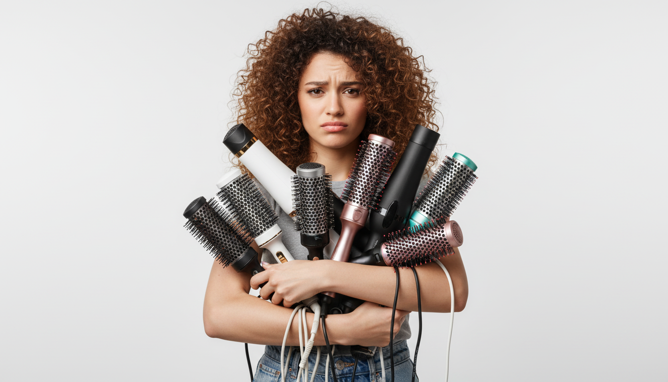 como escolher escova secadora para cabelo crespo