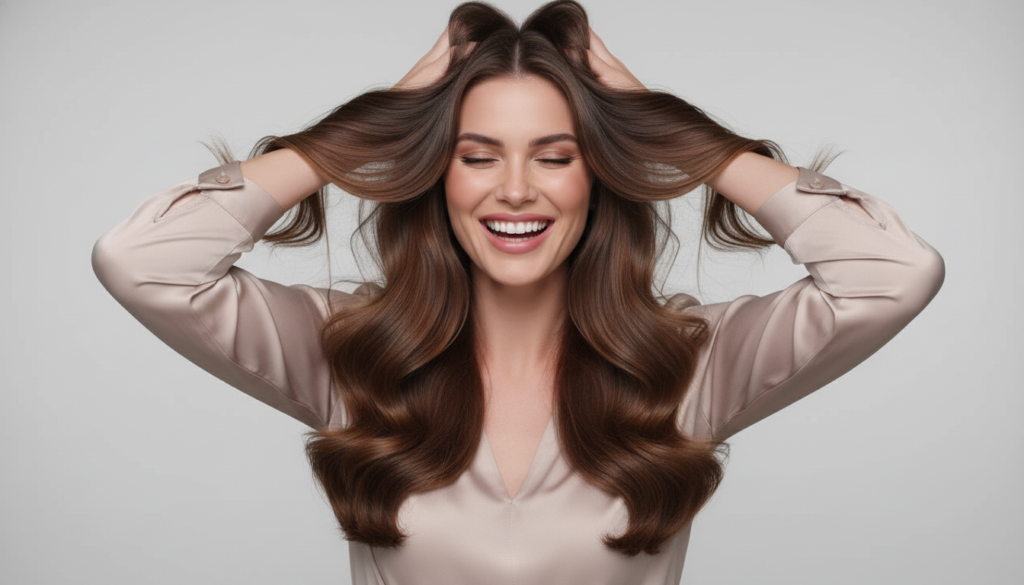 erros ao usar escova secadora em cabelo longo
