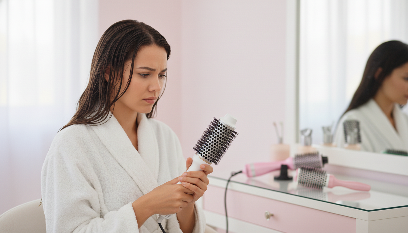 melhor potência de escova secadora para cabelo longo