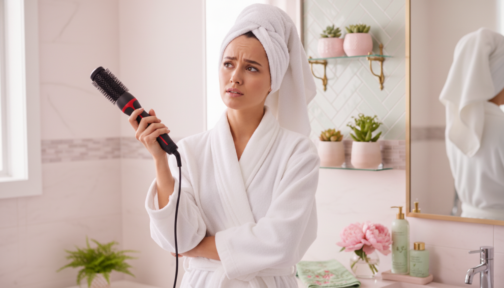 pode usar escova secadora todo dia em cabelo fino