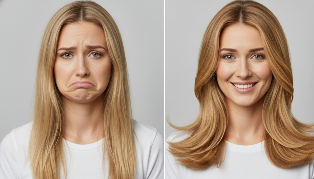 volume em cabelo fino com escova secadora