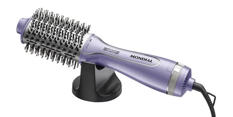 escova secadora para cabelo crespo curto